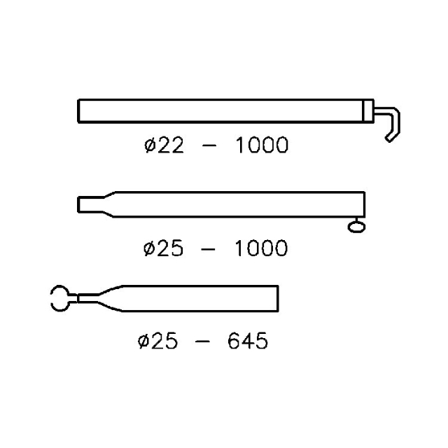 Campking - Extra Dakligger Staal 25/22 MM