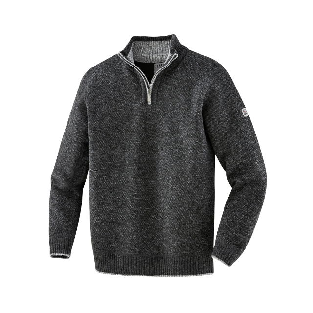 Terrax Work- Gebreide Trui Gevoerd