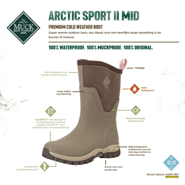 Muck Boot - Arctic Sport II Mid Dames - Afbeelding 3