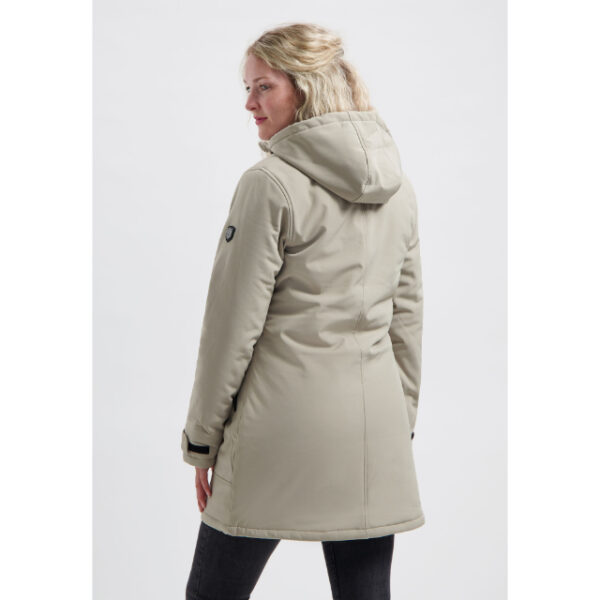 Xnova Winterjas voor heren van fleece, warme militaire jas, cargo, katoen, met afneembare capuchon, werkjas, meerdere zakken, winddicht, vrijetijdsjas, winterjas, Khaki (stad), M