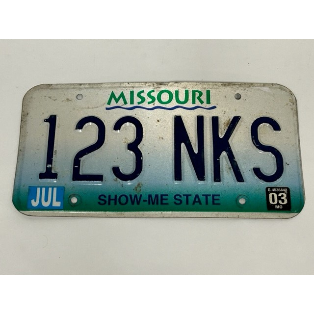 USA Kentekenplaat - Missouri Show-Me State