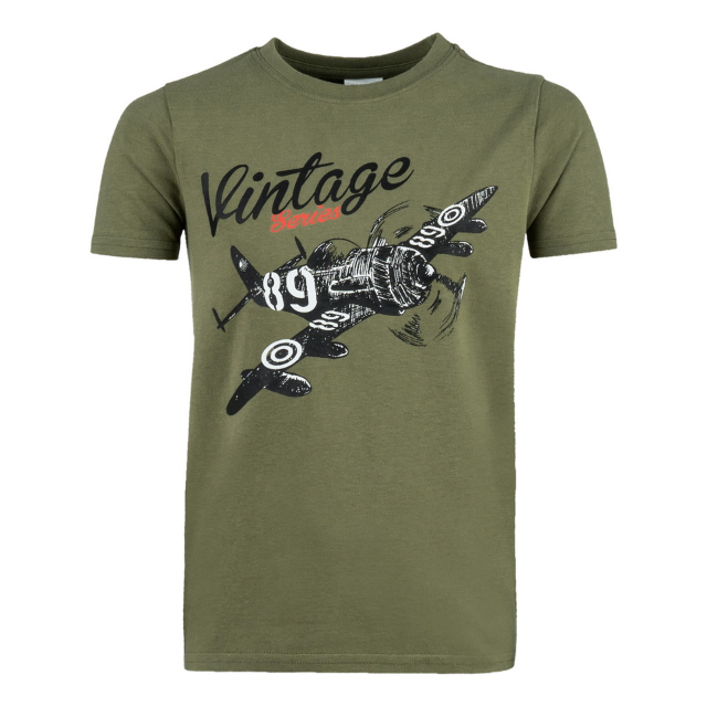 101 Inc - Kinder T-Shirt Vliegtuig