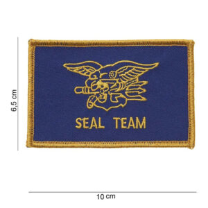 Embleem Stof Seal Team Goud