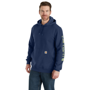 Carhartt - Logo Sleeve Hooded Sweatshirt (Maat XS,L,XL)