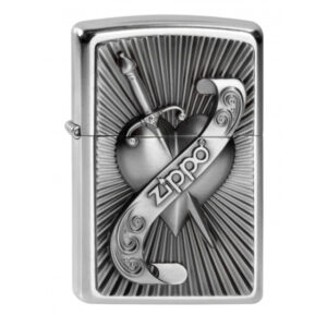 Zippo - Heart With Sword Emblem