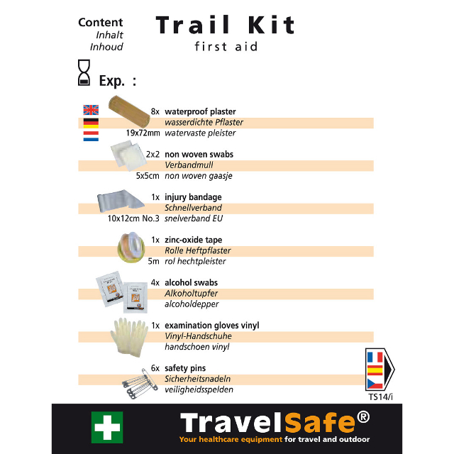 Travelsafe - First Aid Trail Kit - Afbeelding 3
