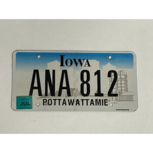 USA Kentekenplaat - Iowa Farm Print (Pottawattamie)