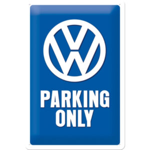 NA - Metalen Bord Relief VW Parking Only