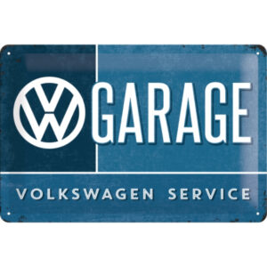 NA - Metalen Bord Relief VW Garage