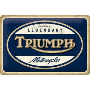 NA - Metalen Bord Relief Triumph Motorcycles