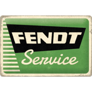 NA - Metalen Bord Relief Fendt Service