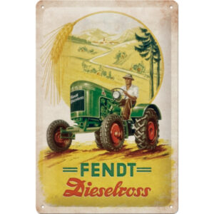 NA - Metalen Bord Relief Fendt Dieselross