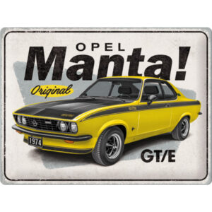 NA - Metalen Bord Relief Opel Manta GT/E