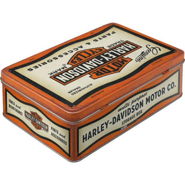 NA - Voorraadblik Plat Harley Davidson Parts - Afbeelding 2