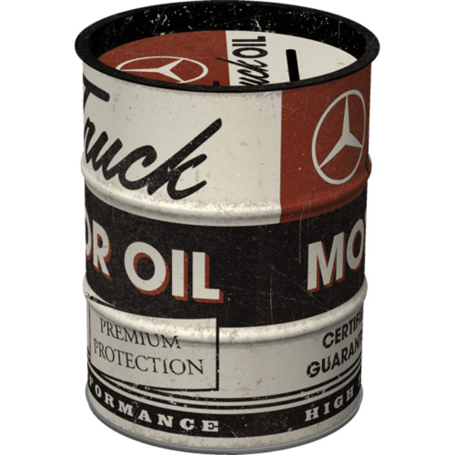 NA - Spaarpot Oil Barrel Mercedes Truck Oil - Afbeelding 2