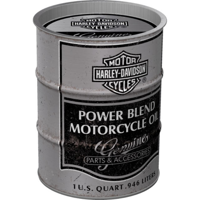 NA - Spaarpot Oil Barrel Harley Davidson Power