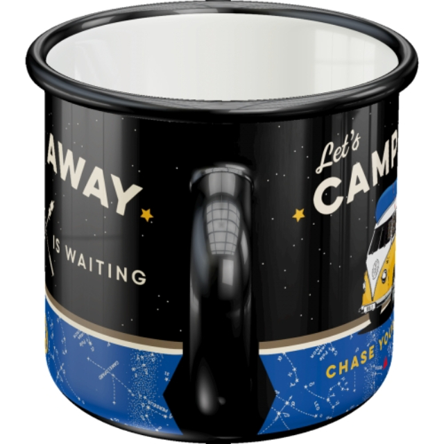 NA - Mok Emaille VW Bulli Camp Away - Afbeelding 3