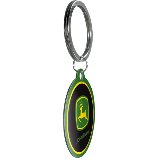 NA - Sleutelhanger Rond John Deere Logo - Afbeelding 2