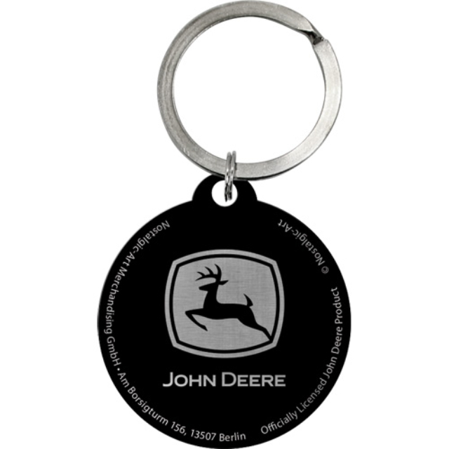 NA - Sleutelhanger Rond John Deere Logo - Afbeelding 3