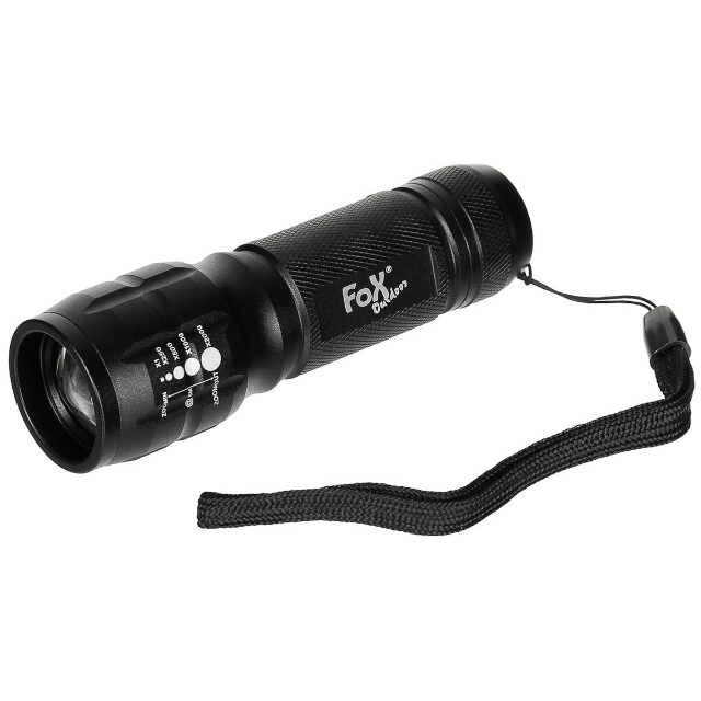 Fox Outdoor - Led Zaklamp 3 Watt