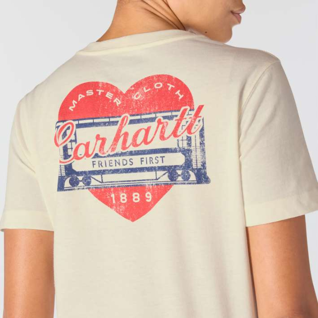 Carhartt - Irvine Heritage Heart T-Shirt Dames (Maat S,XL) - Afbeelding 3