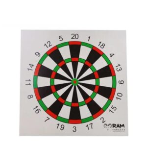 Ram - Schietkaarten Dartbord 14x14 100 Stuks