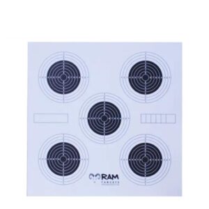 Ram - Schietkaarten 17x17 5 Rozen 50 Stuks