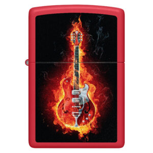 Zippo - Burning Guitar Design