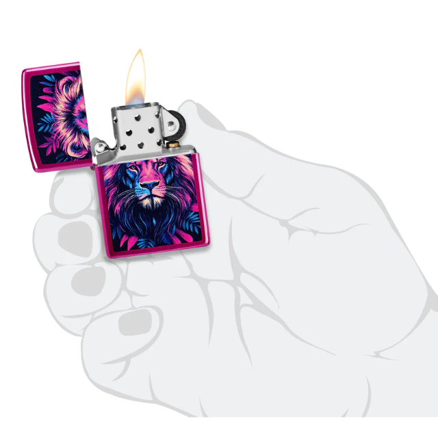 Zippo - Multicolour Lion Design - Afbeelding 2