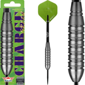 Bulls - Dartpijlen Charge Green RVS