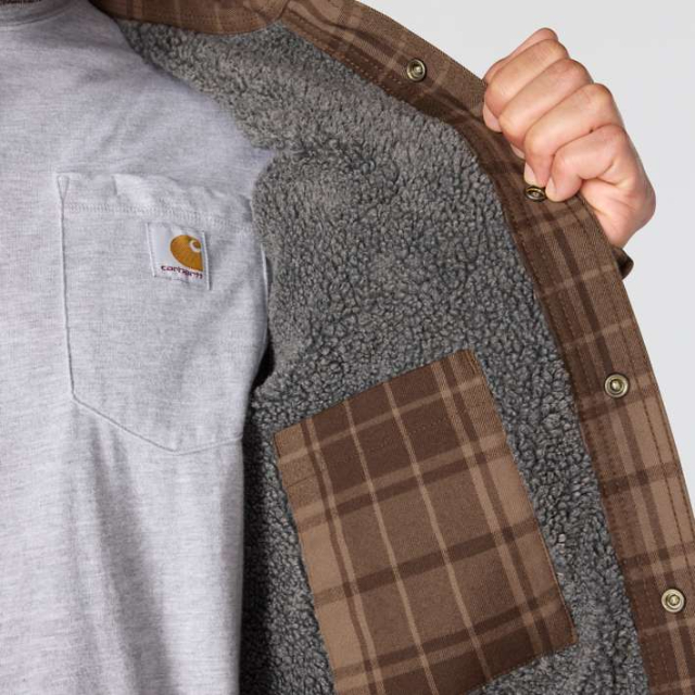 Carhartt - Hubbard Flannel Sherpa Gevoerd Vest - Afbeelding 3