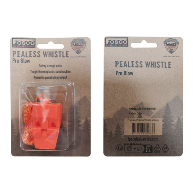 Fosco - Pealess Whistle Pro Blow Fluitje - Afbeelding 2